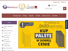 Tablet Screenshot of kartony24.eu
